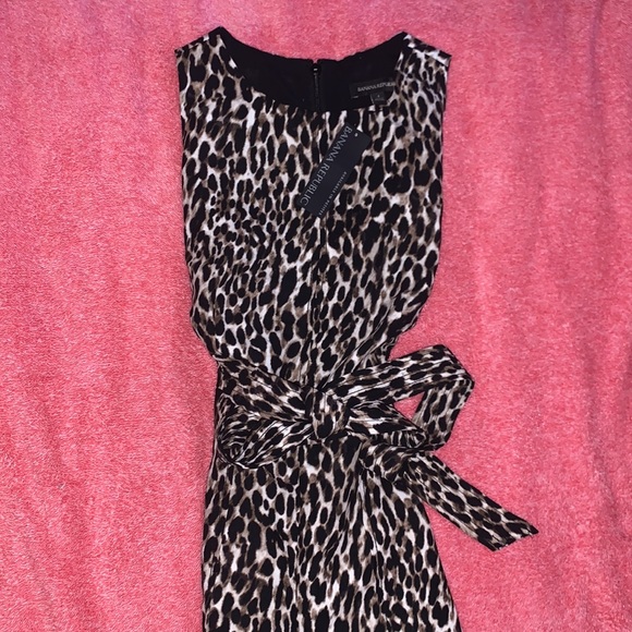 Banana Republic Leopard Jumpsuit size 4 NWT - Picture 5 of 5